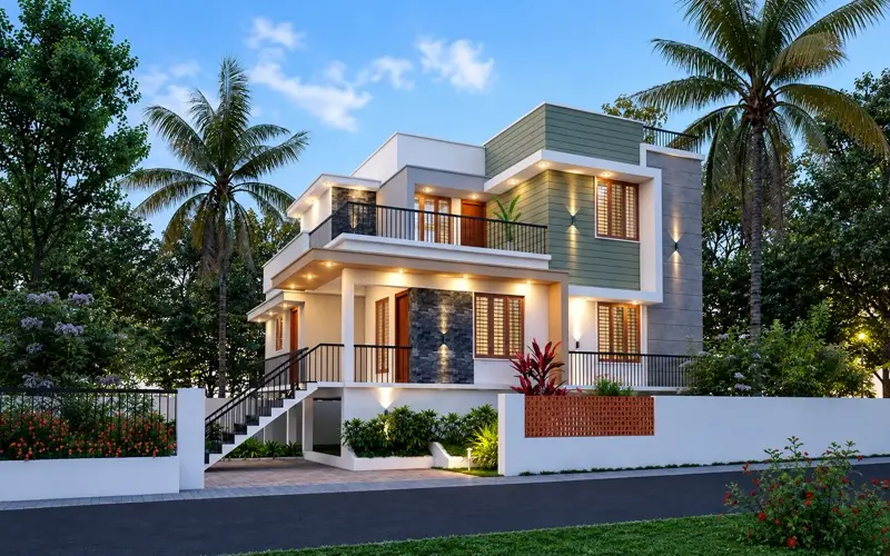 Mr. Appachan – ongoing construction project in Pallathuruthu, Alappuzha by LAKSHYA Constructions & Interiors